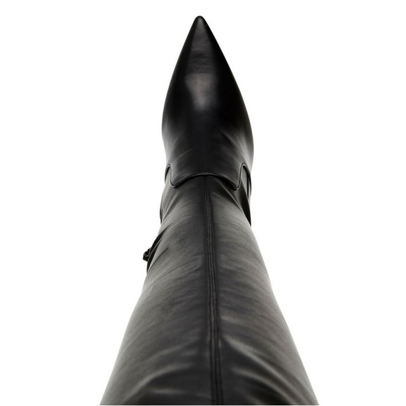 Nine West Womens Tacy 3 Faux leather Over-The-Knee Boots - Picture 3 of 6